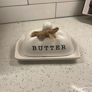 Modern contemporary butter dish